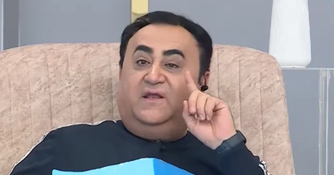 Elgizdən canlı yayımda iştirakçıya sərt sözlər: Sən kimsən, utanmırsan?