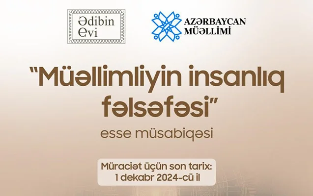 “Müəllimliyin insanlıq fəlsəfəsi” esse müsabiqəsinə yazı qəbulu bitdi