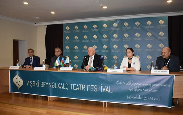 IV Şəki Beynəlxalq Teatr Festivalının açılışı oldu Fotolar