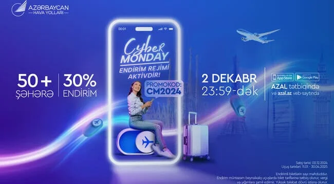 AZALdan Cyber Monday kampaniyası ilə endirimlərə davam