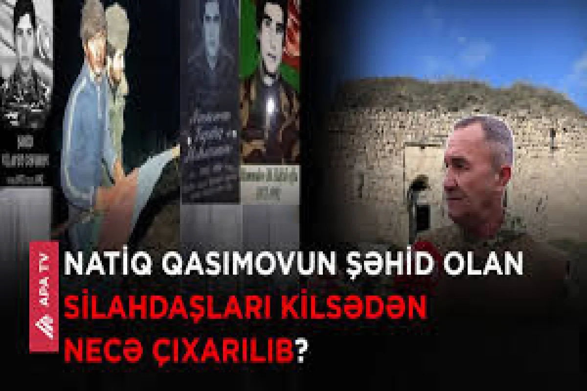 Natiq Qasımovun əsir düşdüyü, 6 döyüşçünün şəhid olduğu kilsəyə gedən yolda APA TV