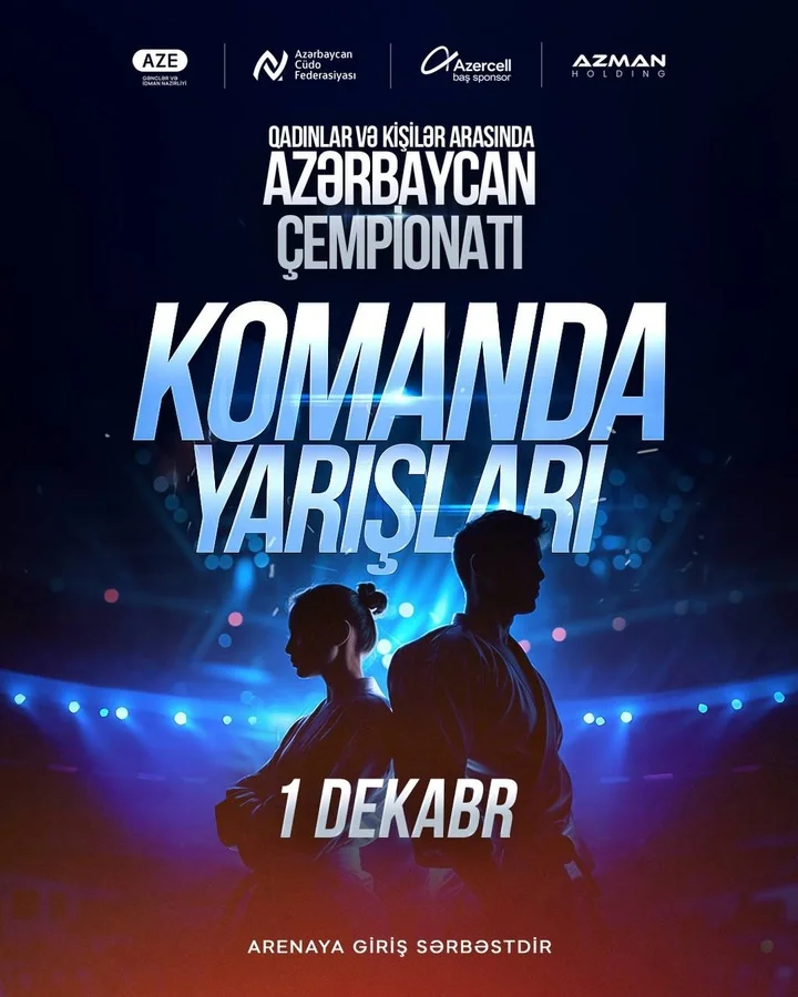 Cüdo üzrə Azərbaycan çempionatının komanda yarışlarına yekun vurulub