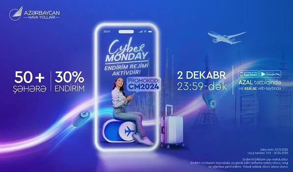 AZALdan Cyber Monday kampaniyası ilə endirimlərə davam