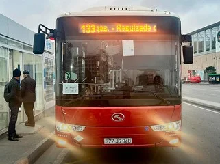 Bakıda daha bir marşrut xətti üzrə elektrobuslar fəaliyyətə başlayıb