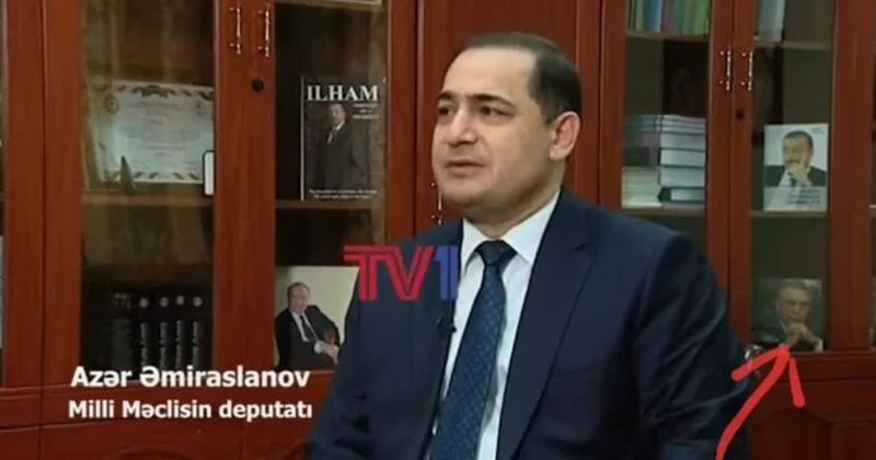 Deputatın otağında diqqətçəkən DETALLAR… Ramiz Mehdiyev kitabı ön planda Video