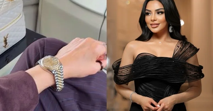 Vüsalənin 30 min manatlıq saatı Foto