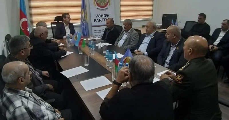 Vəhdət partiyasında veteranlardan birlik mesajı FƏRQ QOYULMASIN