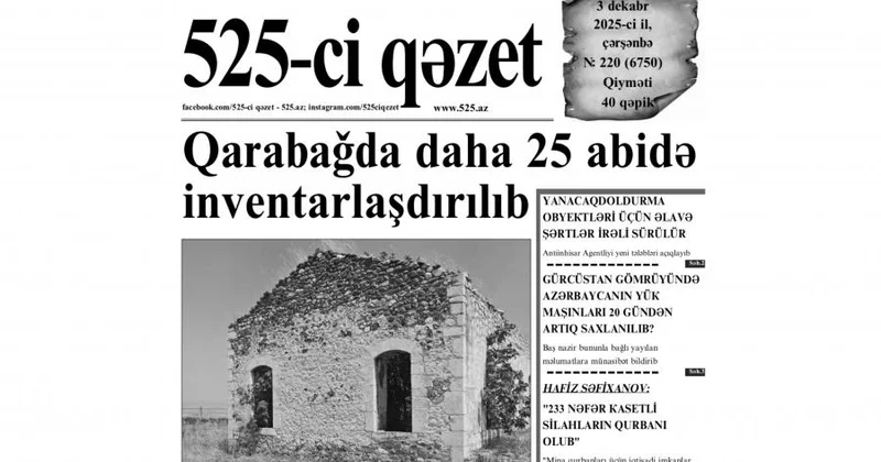 “”in 3 dekabr sayında nələr var? ANONS