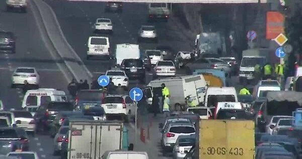 Bakıda səhər baş verən ağır qəzanın Anbaan videosu