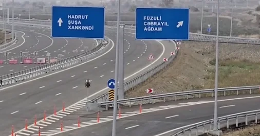 Завершается строительство новой трассы Физули Шуша ВИДЕО