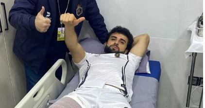 Azərbaycan klubunun futbolçusu xəstəxanalıq oldu