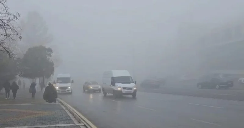 Naxçıvanda duman var Sürücülərə xəbərdarlıq