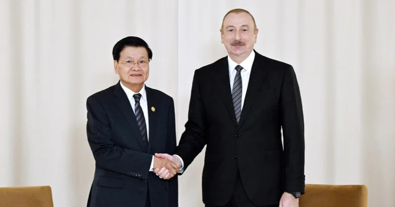 Prezident: Azərbaycan Laos ilə əməkdaşlığın yeni məzmunla zənginləşməsinə xüsusi önəm verir