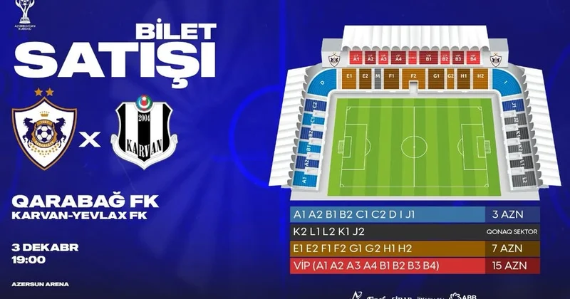 “Qarabağ”ın kubok oyunu 3 manata