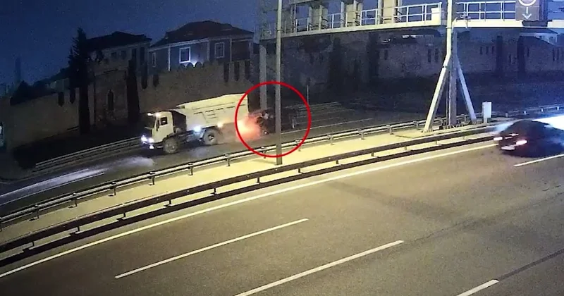 Aeroport yolundakı ağır qəzanın ANBAAN VİDEOSU