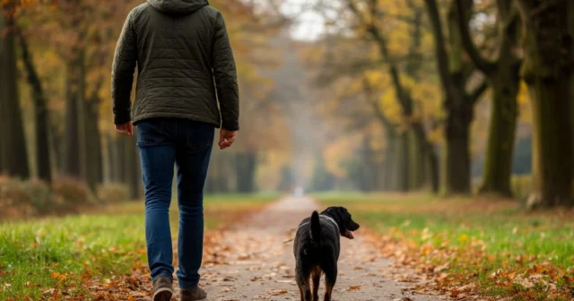İtinizi gəzdirmək qanda kortizol səviyyəsini azaldır...