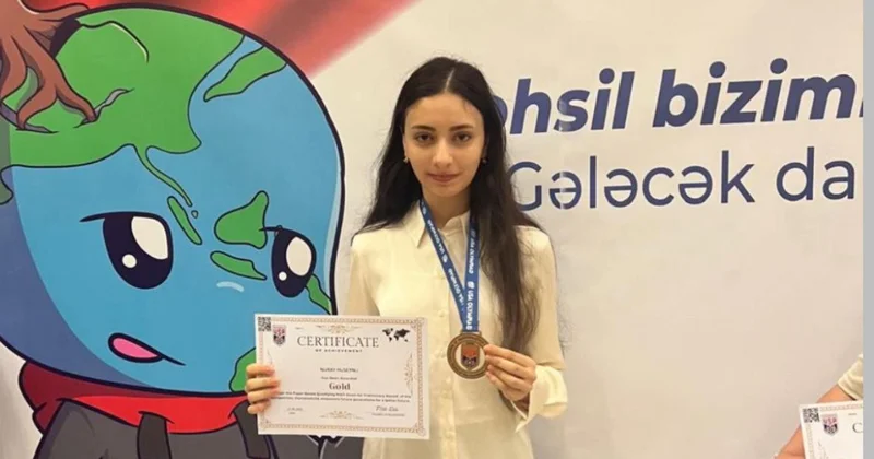 Dünya Riyaziyyat Olimpiadasının azərbaycanlı qalibini siz də tanıyın FOTO