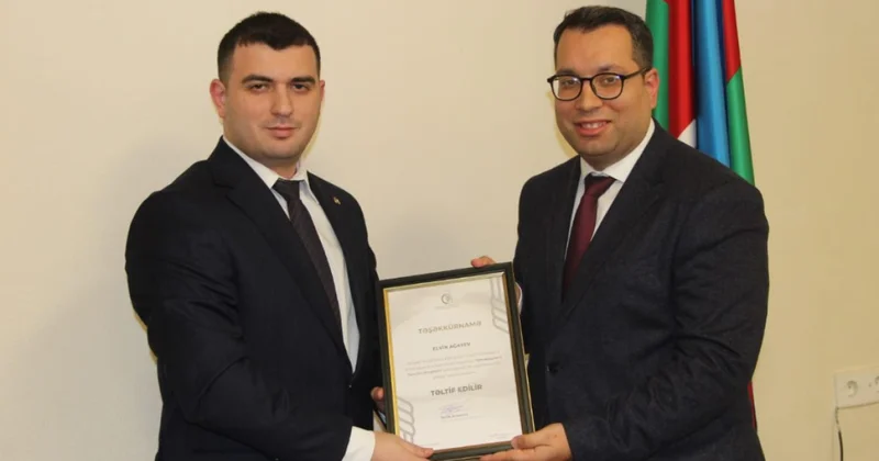 Nazirlik ADAU nun bir qrup əməkdaşını təltif etdi FOTOLAR