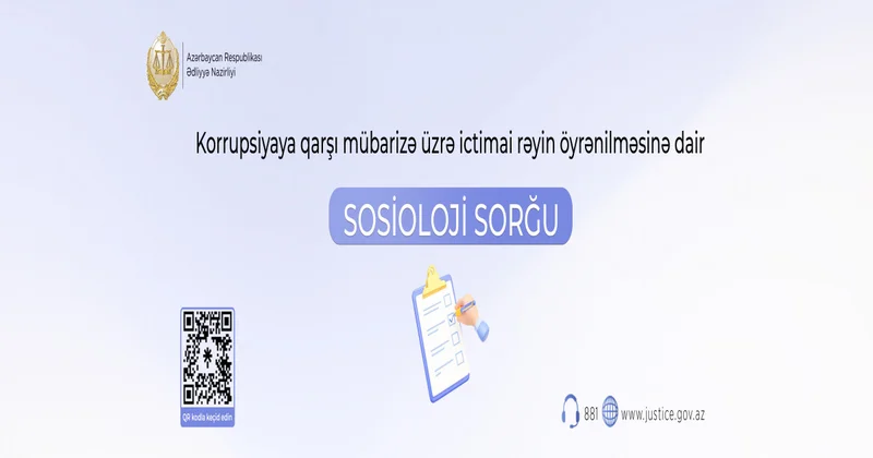 Məhkəmə Ekspertizası Mərkəzi korrupsiyaya qarşı mübarizə üzrə rəy sorğusu keçirir