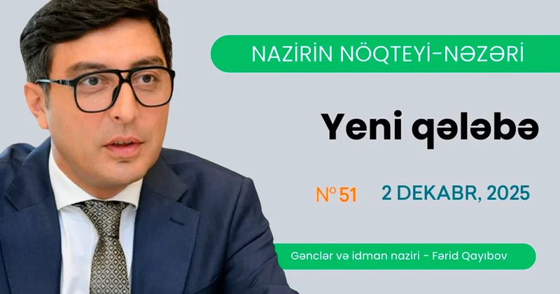 Fərid Qayıbov: “İl ərzində həm gənclər, həm də idman sahəsində yetərincə uğurlarımız oldu”