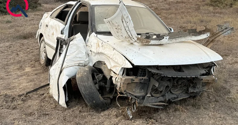 Qadınların olduğu avtomobil aşdı 1 ölü, 3 yaralı