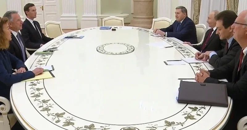 Путин начал встречу с Уиткоффом и Кушнером