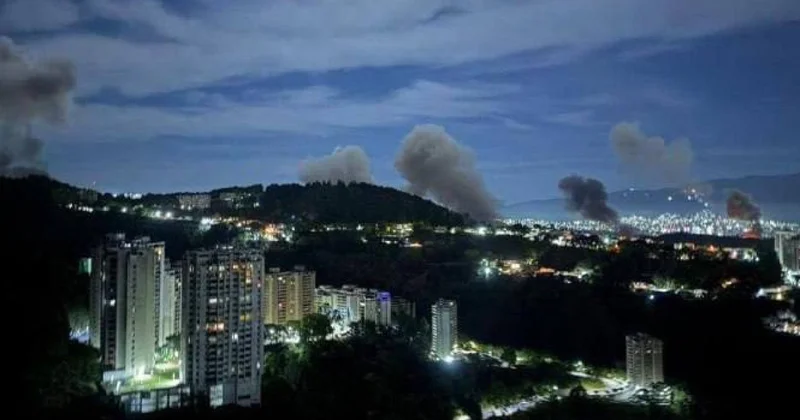 Сильные взрывы в Каракасе