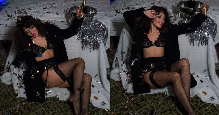 Dilarə alt paltarında fotosessiya etdirdi