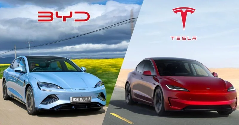 Tesla taxtdan endi: Elektromobil bazarında yeni lider BYD dir