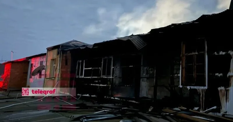 Beyləqanda yataqxanada yanğın oldu FOTO YENİLƏNDİ