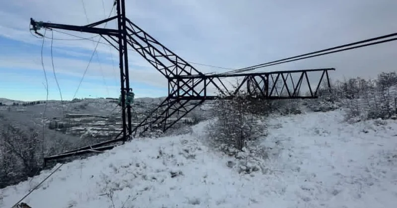 Güclü qar Ermənistanda 7 şəhər və 50 dən çox kəndi işıqsız qoyub