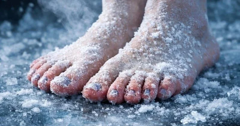 Buz kimi ayaqların səbəbi Əgər isinmirsə...