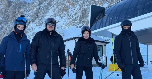 Prezident və ailə üzvləri Şahdağda FOTO KONKRET