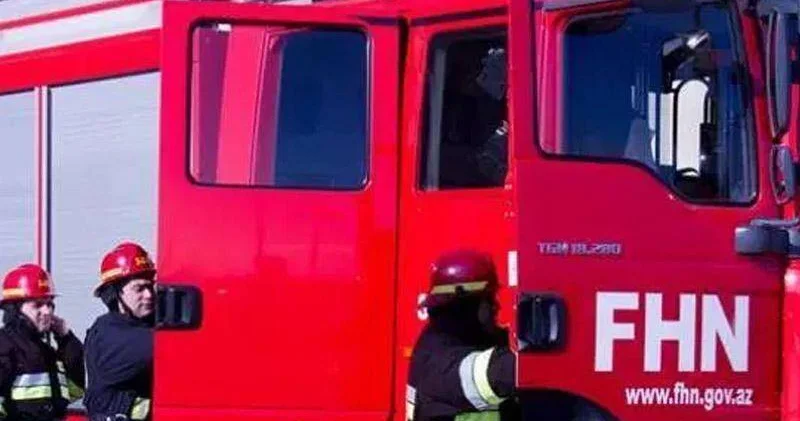 Binəqədidə hamamda yanğın olub KONKRET