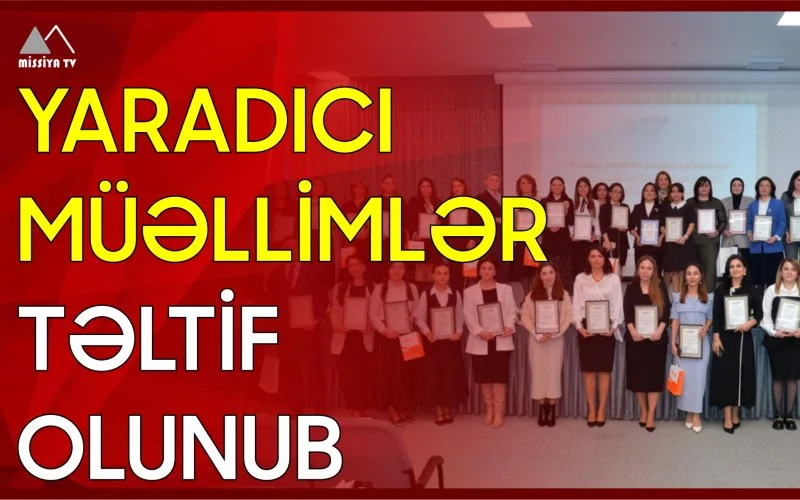 Yaradıcı müəllimlər təltif olunub