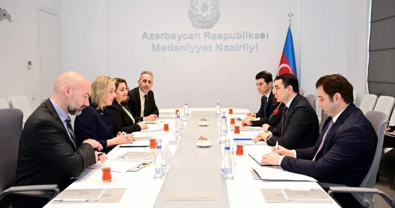 ABŞ ilə mədəniyyət sahəsində əlaqələr müzakirə edilib FOTOLAR