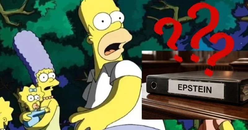 Simpsonlar yenə hər şeyi bildi Epşteynlə bağlı şok iddia