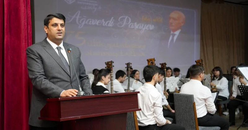 Naxçıvan Dövlət Universitetində Xalq artisti, dirijor Ağaverdi Paşayevin 75 illik yubileyi qeyd olunub