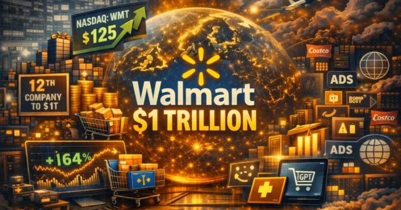 “Walmart“ın kapitallaşması tarixdə ilk dəfə bir trilyon dollar həddini keçdi