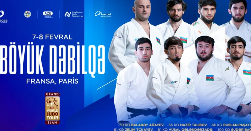 “Böyük Dəbilqə”: Azərbaycanı Parisdəki turnirdə 8 cüdoçu təmsil edəcək