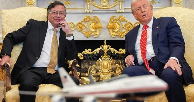 Трамп и Петро на закрытых переговорах