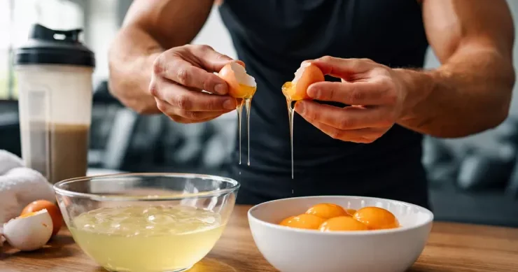 Yumurtanın sarısını ağından ayrı yeyin Əzələ böyüməsini 1,5 dəfə sürətləndirir