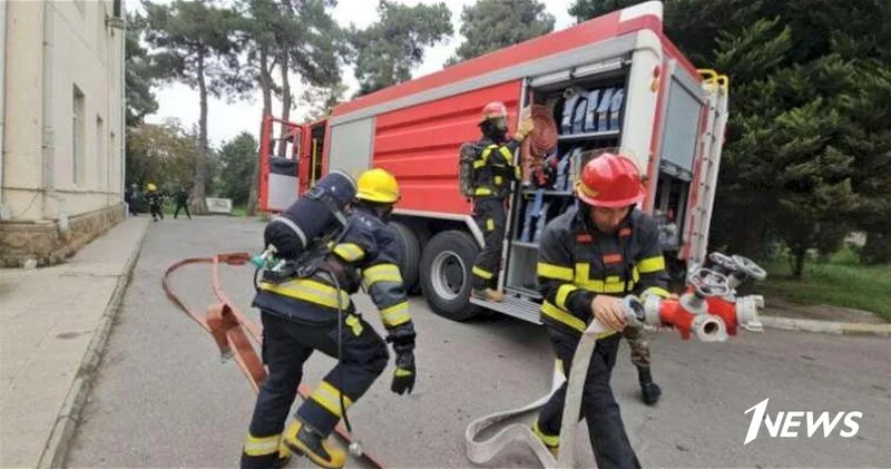В Гёйчае произошел пожар в магазине ВИДЕО