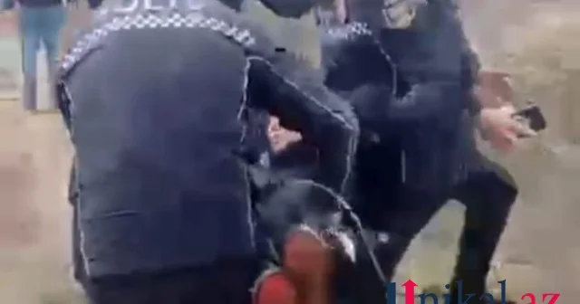 Polis azyaşlını su kanalından çıxardı VİDEO