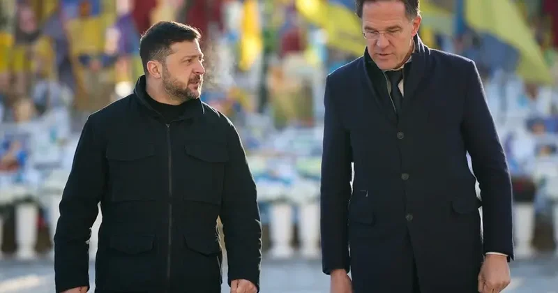 Mark Rütte Kiyevdə səfərdədir