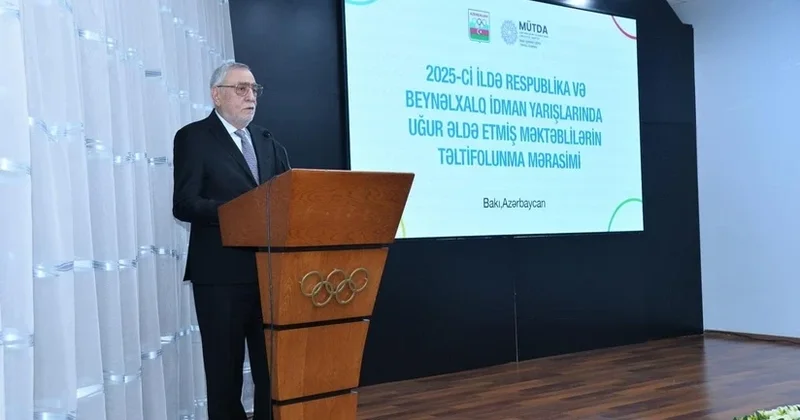 Milli Olimpiya Komitəsində təltifetmə mərasimi keçirilib FOTO