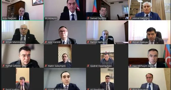 Müdafiə, təhlükəsizlik və korrupsiya ilə mübarizə komitəsinin iclası keçirilib