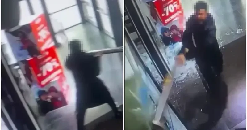 Мужчина устроил погром в торговом центре в Казахстане