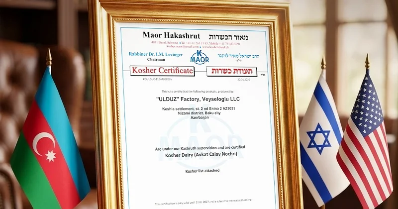 Veysəloğlu Şirkətlər Qrupuna daxil olan Ulduz Şokolad Fabriki KOSHER sertifikatı əldə edib