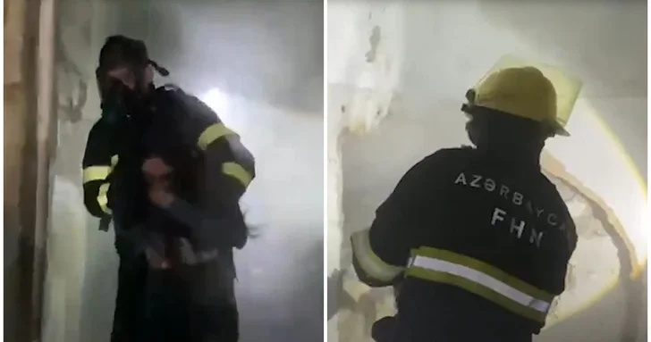 В Гёйчае пожарные предотвратили распространение огня в жилом доме